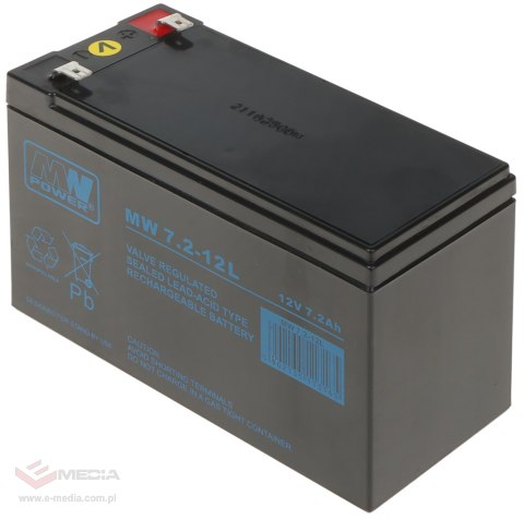 AKUMULATOR 12V/7.2AH-MW
