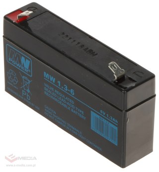 AKUMULATOR 6V/1.3AH-MW
