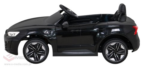 Audi RS E-Tron GT na akumulator Czarny + Pilot + Napęd 4x4 + Radio MP3 + LED + EVA
