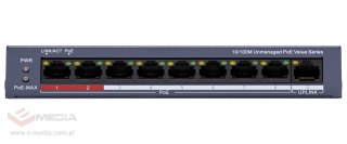 SWITCH POE DS-3E0109P-E/M(C) 8-PORTOWY Hikvision