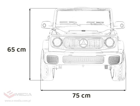 Pojazd Mercedes Benz EQG Biały