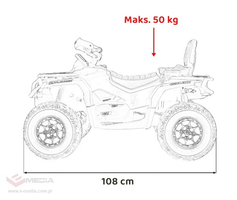 Quad Can Am Outlander ATV Czarny