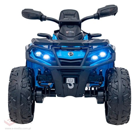 Quad Can Am Outlander ATV z Pilotem Niebieski