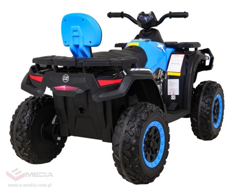 Quad XT-Speed dla dzieci Niebieski + Napęd 4x4 + EVA + Wolny Start + Radio MP3 + LED