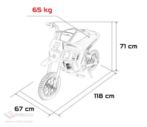Pojazd Motor RZ56 MAX Różowy