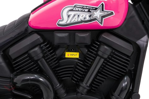 Pojazd Motor STAR Różowy