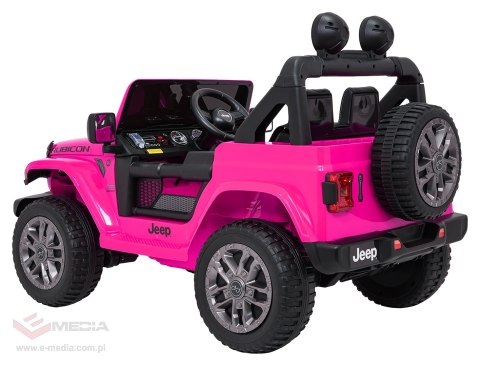 Pojazd Jeep Wrangler Rubicon LIFT Różowy