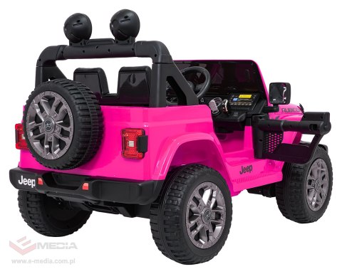 Pojazd Jeep Wrangler Rubicon LIFT Różowy