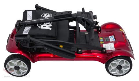 Skuter Elektryczny Czterokołowy dla Seniorów EasyGo Czerwony