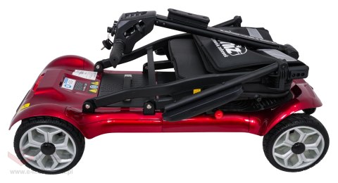 Skuter Elektryczny Czterokołowy dla Seniorów EasyGo Czerwony