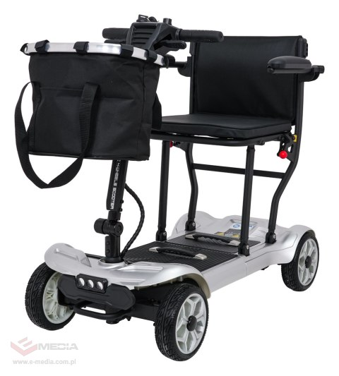 Skuter Elektryczny Czterokołowy dla Seniorów EasyGo Szary