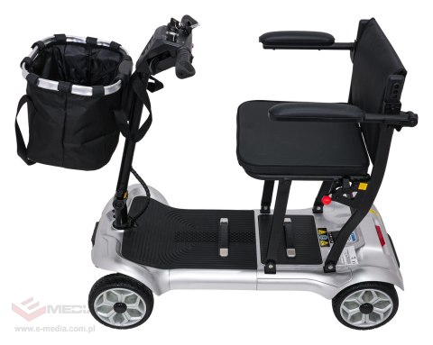 Skuter Elektryczny Czterokołowy dla Seniorów EasyGo Szary
