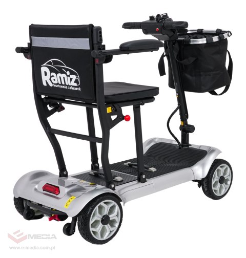Skuter Elektryczny Czterokołowy dla Seniorów EasyGo Szary