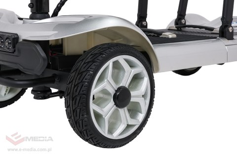 Skuter Elektryczny Czterokołowy dla Seniorów EasyGo Szary