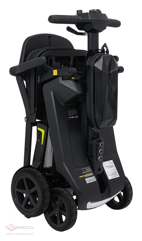Skuter Elektryczny Czterokołowy dla Seniorów SeniorStar Czarny