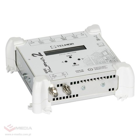 CYFROWY WZMACNIACZ KANAŁOWY WWK-ALPHA-2 TELMOR
