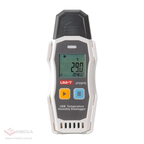 Cyfrowy termohigrometr USB z funkcją rejestracji danych Uni-T UT330TH