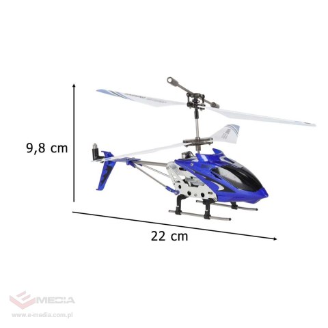Helikopter zdalnie sterowany na pilota RC SYMA S107G niebieski