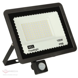 Lampa czujnik ruchu reflektor 100W