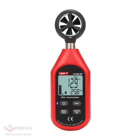 Mini anemometr Uni-T UT363BT