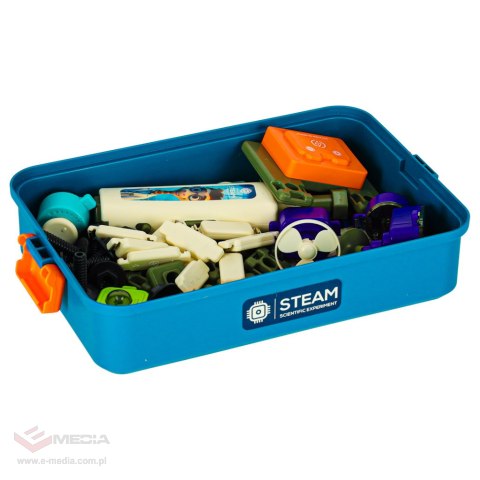 Mały elektryk elektronik zestaw edukacyjny 45 elementów + 12 kart