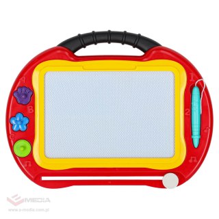Tablica magnetyczna edukacyjna znikopis stolik do rysowania stempelki