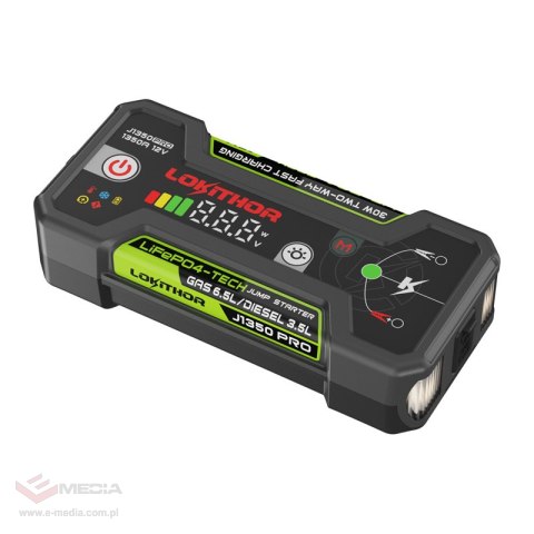 Urządzenie rozruchowe LOKITHOR J1350 Pro 25,6Wh