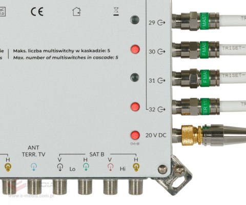 MULTISWITCH PRZELOTOWY MS-508 5 WEJŚĆ / 8 WYJŚĆ SIGNAL PRO