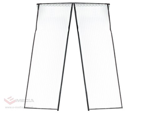Moskitiera siatka magnetyczna na drzwi 100x210cm CZARNA