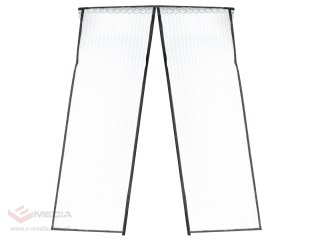 Moskitiera siatka magnetyczna na drzwi 110x220cm CZARNA