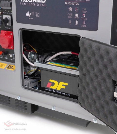 Agregat Generator Prądu TAGRED TA10300TD 7kW DIESEL 3-fazy 230/400V