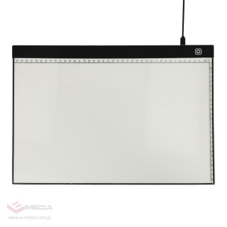 Deska kreślarska tablica tablet graficzny kalka do rysowania podświetlana LED A3