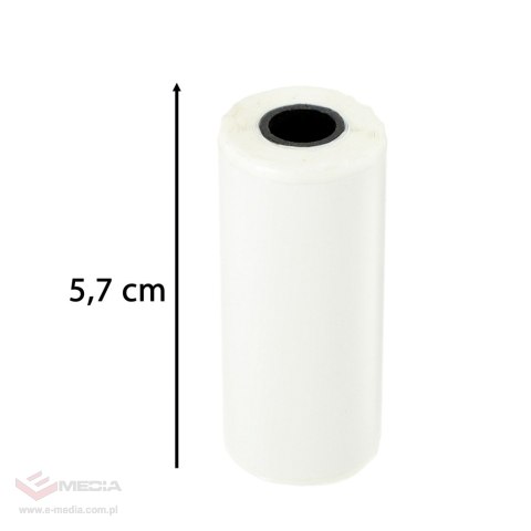 Rolki papier wkład samoprzylepny termiczny do mini drukarki 5,7cmx4,5m 5 sztuk