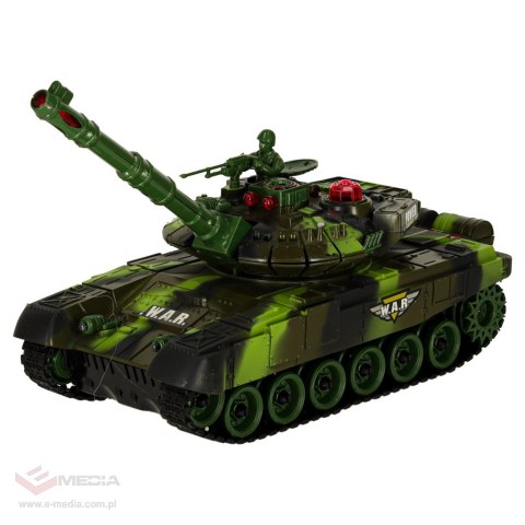 Czołg zdalnie sterowany na pilota RC War Tank 9993 2.4 GHz kamuflaż leśny