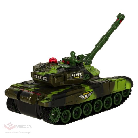 Czołg zdalnie sterowany na pilota RC War Tank 9993 2.4 GHz kamuflaż leśny