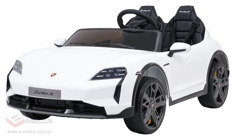 Pojazd Porsche Taycan Turbo S Biały