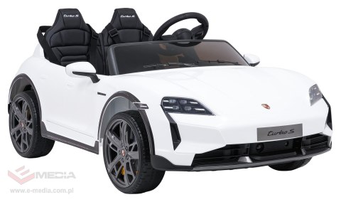Pojazd Porsche Taycan Turbo S Biały