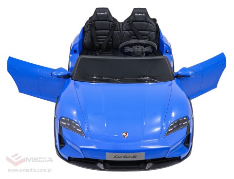 Pojazd Porsche Taycan Turbo S Niebieski