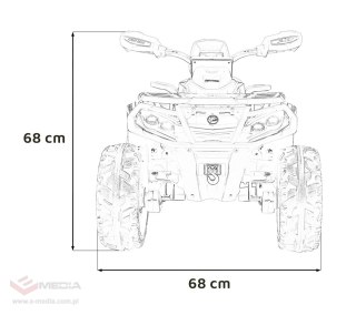 Quad Can Am Outlander ATV Żółty