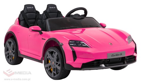 Pojazd Porsche Taycan Turbo S Różowy