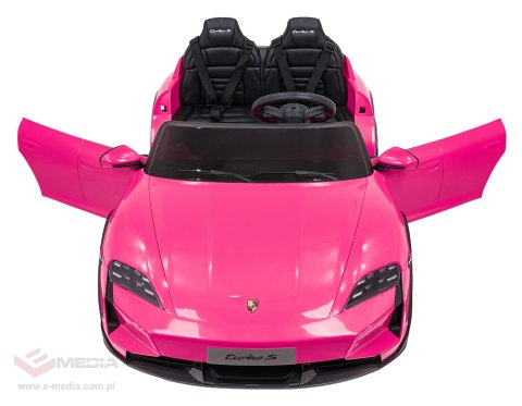 Pojazd Porsche Taycan Turbo S Różowy