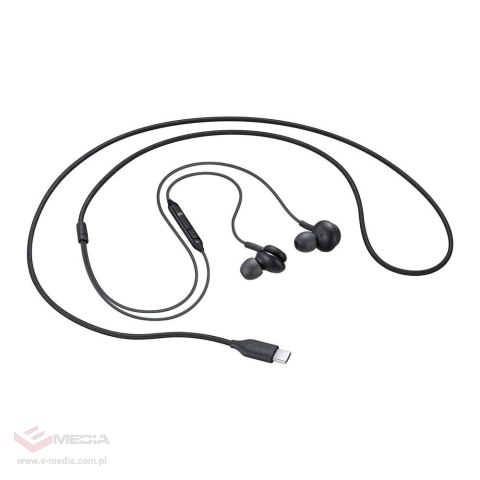Słuchawki Samsung AKG EO-IC100BBEGEU przewodowe dokanałowe USB-C - czarne
