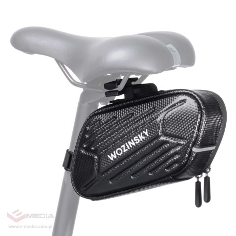 Wozinsky torba rowerowa pod siodełko wodoodporna 1,5 l czarna (WBB27BK)