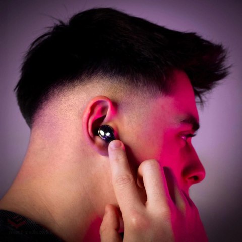 Acefast T8 dokanałowe słuchawki bezprzewodowe TWS Bluetooth - fioletowe
