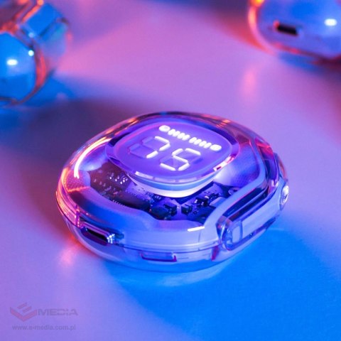 Acefast T8 dokanałowe słuchawki bezprzewodowe TWS Bluetooth - różowe