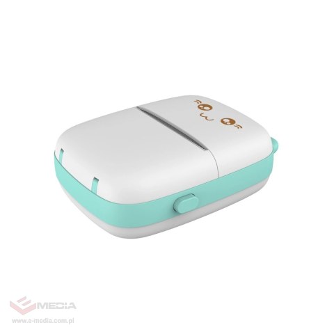 Drukarka termiczna HURC9 Bluetooth kotek mini z aplikacją - niebieska