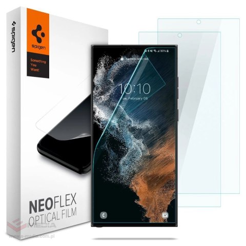 Folia hydrożelowa Spigen Neo Flex na Samsung Galaxy S22 Ultra - 2 szt.