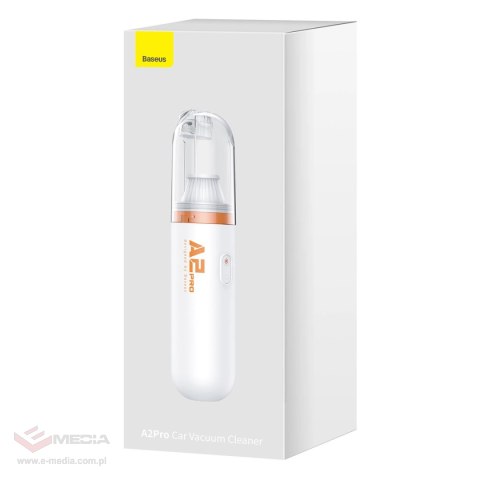 Odkurzacz samochodowy 6000Pa 80W Baseus A2Pro - biały