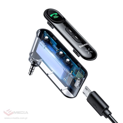 Transmiter Bluetooth AUX Baseus BSBA-02 (Overseas Edition) - czarny