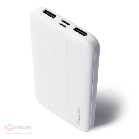 Wozinsky powerbank Li-Po 10000mAh 2 x USB biały (WPBWE1)